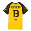 Borussia Dortmund Pascal Gross #13 Hjemmedrakt Kvinner 2025-26 Kortermet